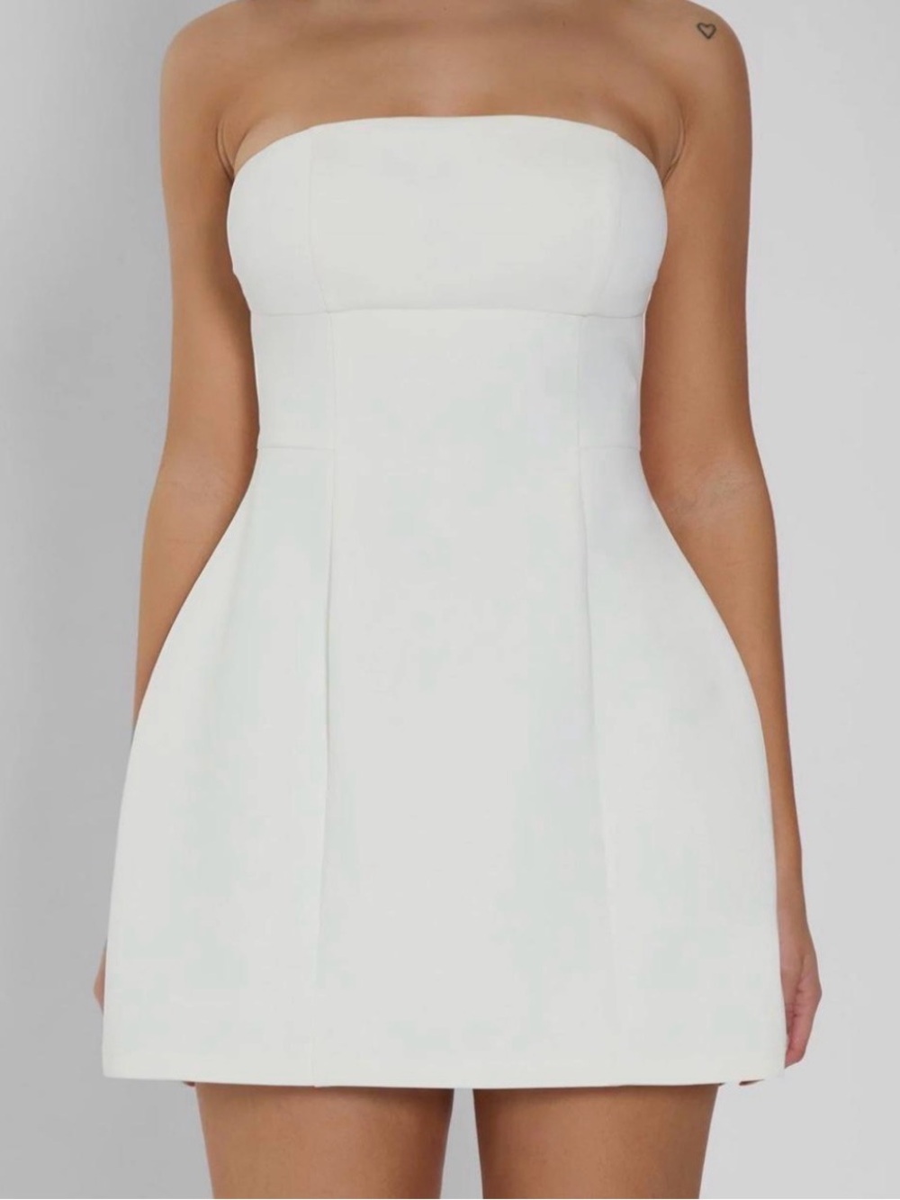 LEAU Eres Strapless Bustier Mini Dress